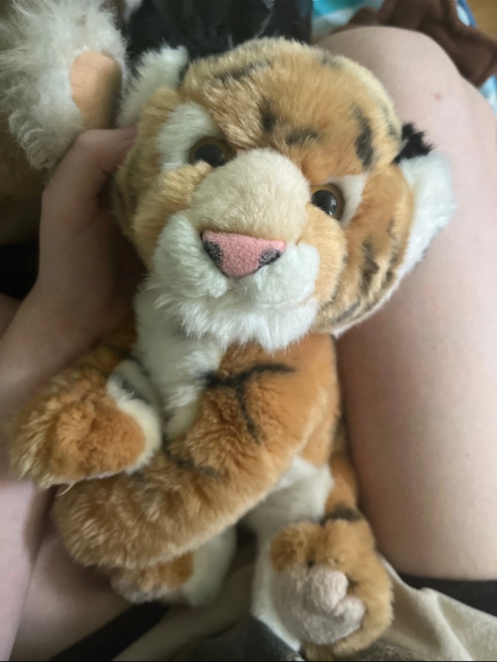 Nature babies extremely rare Bengal Tiger cub floppy vintage stuffed animal
